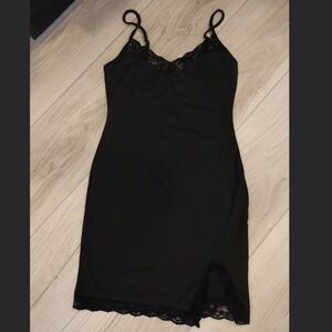Sleep Lingerie Lace Trim Dress